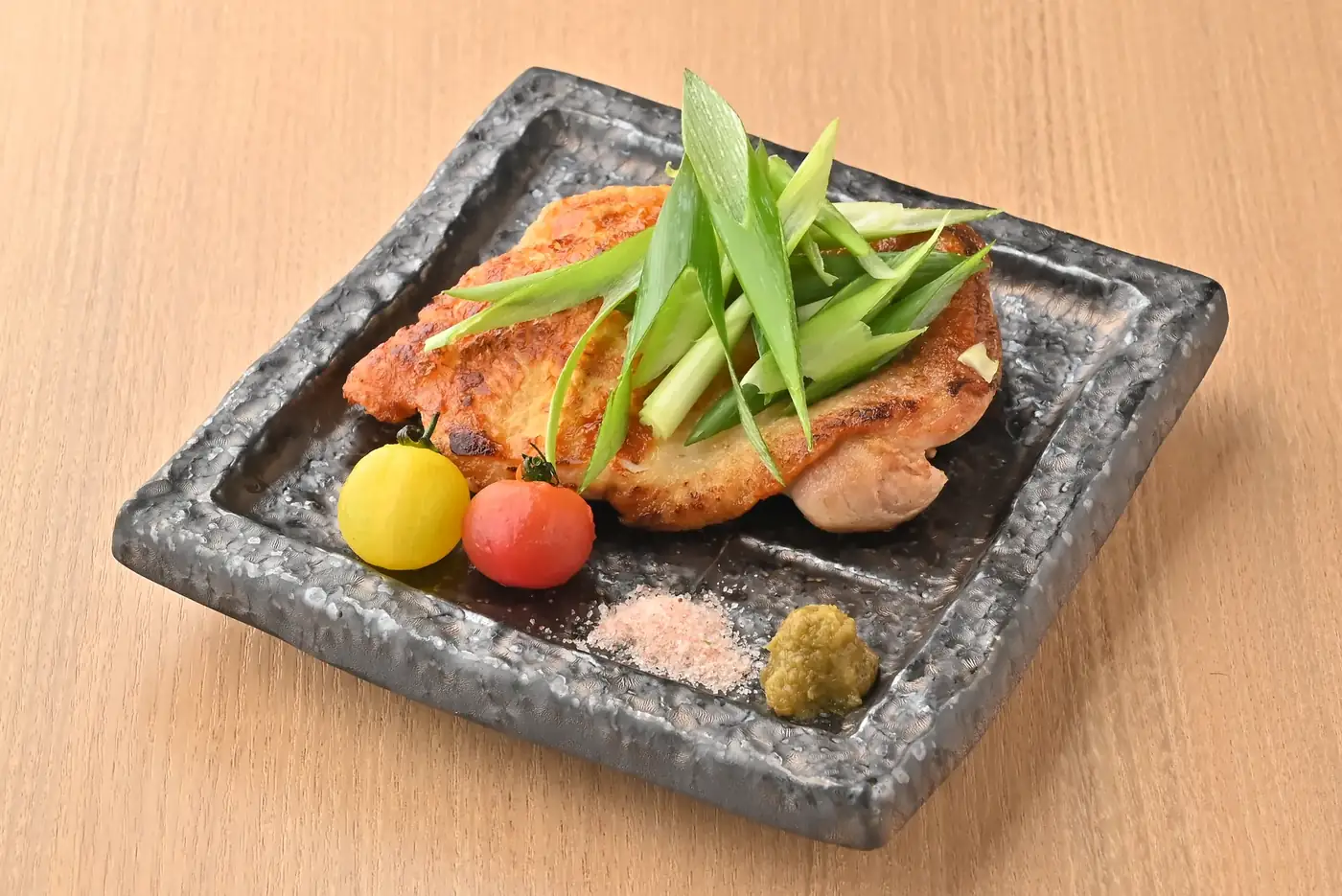 奥丹波鶏の九条葱焼き